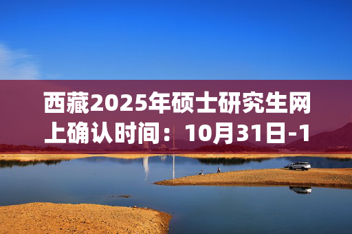 西藏2025年硕士研究生网上确认时间：10月31日-11月4日_学习网官网