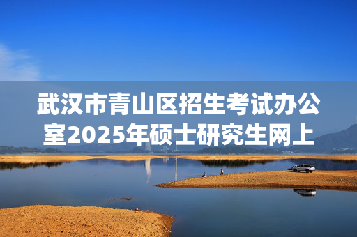 武汉市青山区招生考试办公室2025年硕士研究生网上报名指南_学习网官网